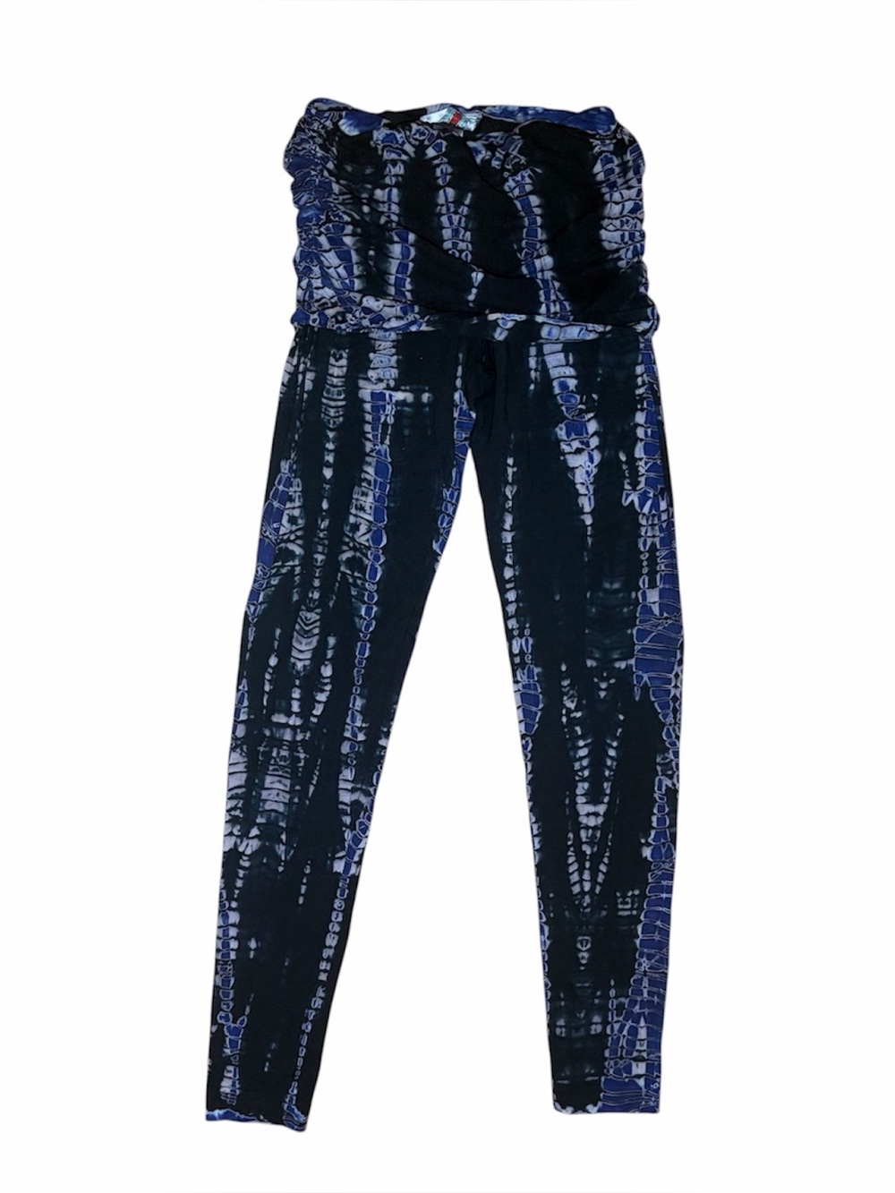 Hard Tail Forever Yoga Pants Womens S Y2K Tie Dye Fold Over Waist Vintage USA